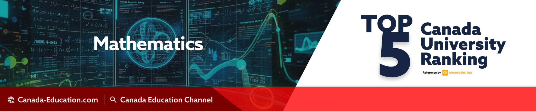 【Study in Canada】QS World University Rankings 2025 - Mathematics